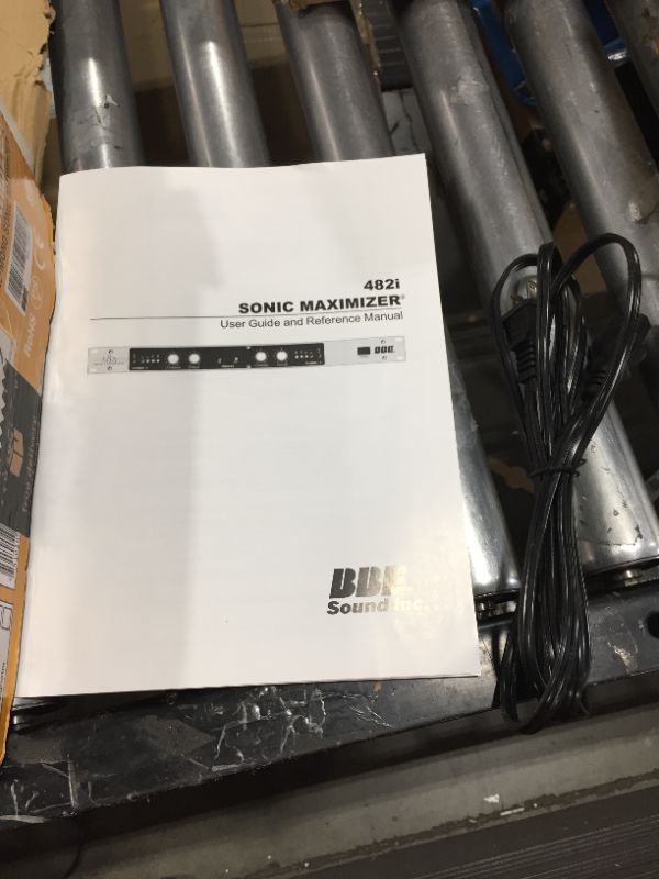 Photo 1 of BBE 482I SONIC MAXIMIZER Sonic Maximizer Dual-Mono Signal Processor - 482I SONIC MAXIMIZER

