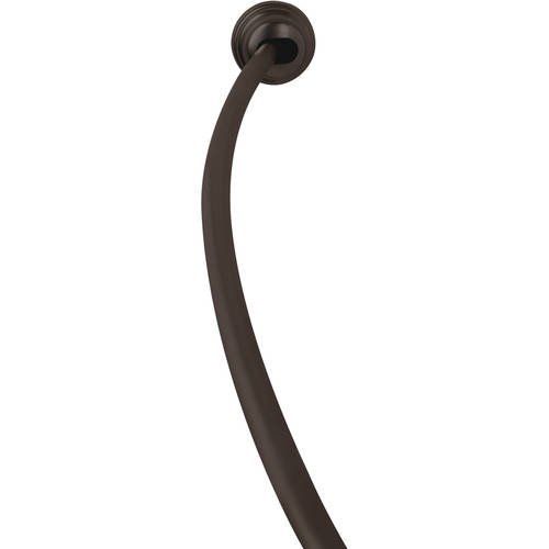 Photo 1 of 50" to 72" NeverRust Rustproof Adjustable Tension Curved Shower Rod - Zenna Home
