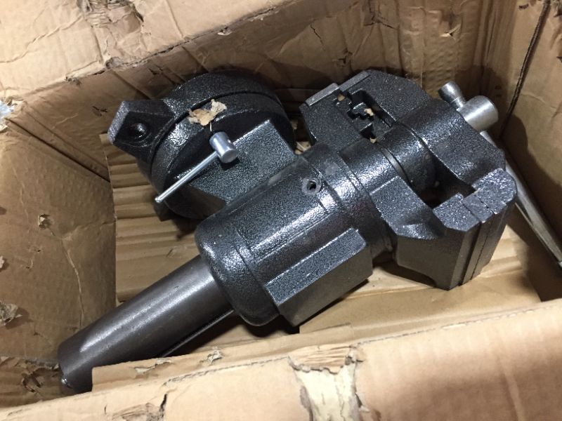 Photo 1 of BESSEY 5 in. Multi-Purpose Rotating Pipe and Bench Vise with Swivel Base
