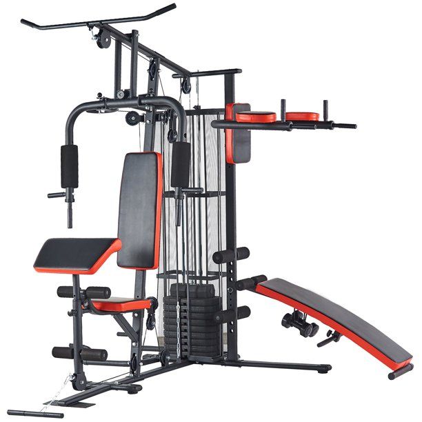 Photo 1 of **FOR PARTS ONLY INCLUDES BOX 1/5** BalanceFrom RS 90XLS Home Gym System Multiple Purpose Workout Station with 380 lbs of Resistance, 145 lbs Weight Stack, Comes with Installation Instruction Video