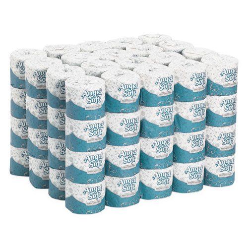 Photo 1 of Angel Soft PS 2-Ply Premium Bathroom Tissue - White (80 Rolls/Carton 450/Sheets/Roll)
