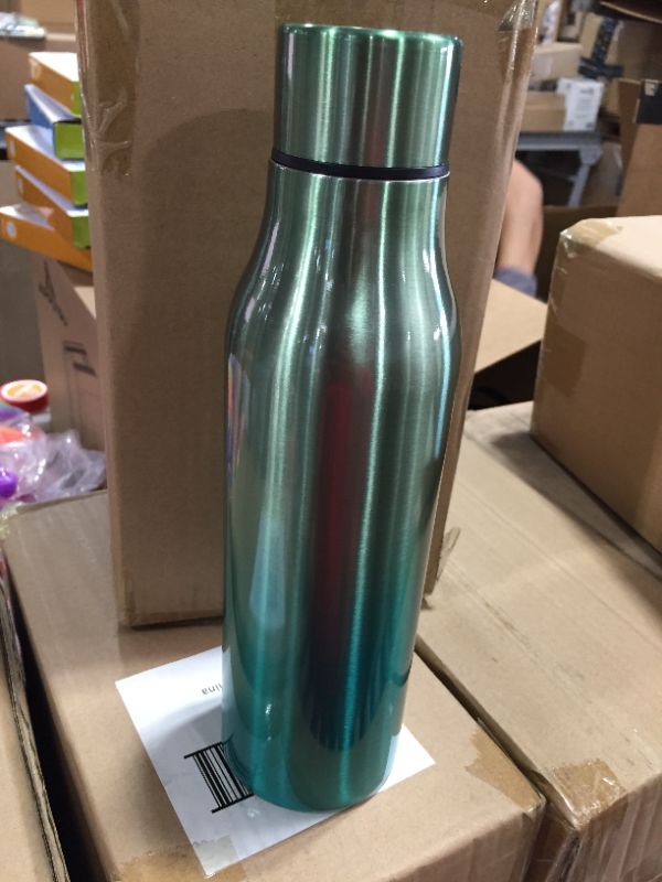 Photo 2 of **PACK OF FOUR** 20oz Double Wall Stainless Steel Vacuum Water Bottle Mint Ombre - Room Essentials™
