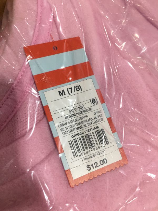 Photo 2 of Size M 7/8 medium pink children's sweater 