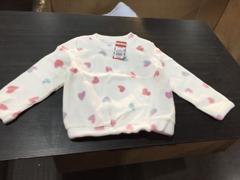 Photo 1 of Size XS 4/5, multi heart children's sweater 