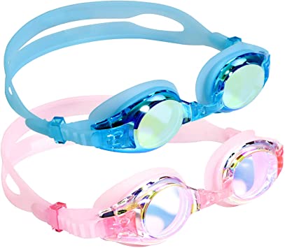 Photo 1 of Aegend Kids Swim Goggles, Swimming Goggles for Kids Age 4-16 Boys and Girls
