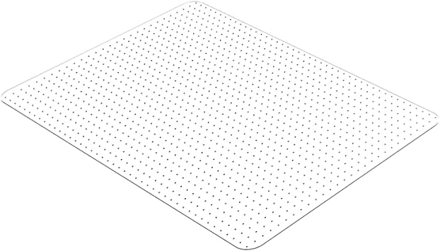 Photo 1 of HOMEK Chair Mat for Carpeted Floors, 48” x 36” Transparent Thick Office Floor Mats for Low Pile Carpet Floors
