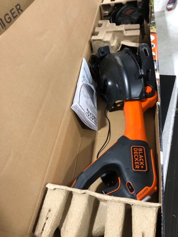 Photo 2 of BLACK+DECKER 20V Max String Trimmer/Edger, 12-Inch (LSTE525)
