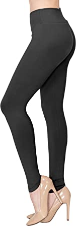 Photo 1 of ALWAYS Women's High Waist Leggings - Premium Buttery Soft Yoga Workout Stretch Solid Pants, One Size 