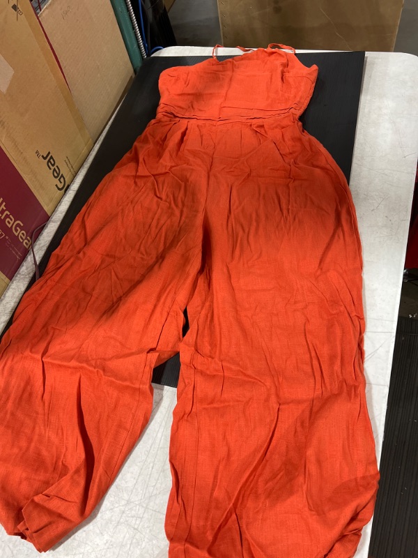 Photo 1 of Women's Clothing, XL Orange Long Romper