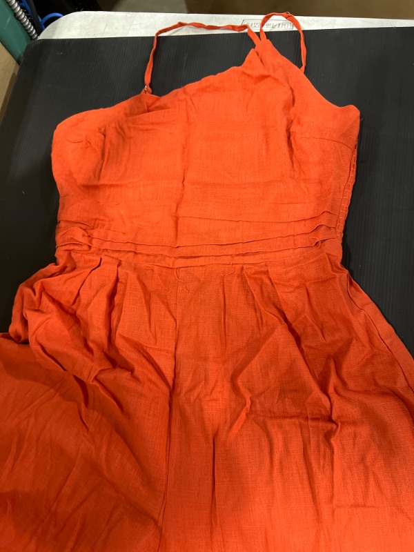 Photo 2 of Women's Clothing, XL Orange Long Romper