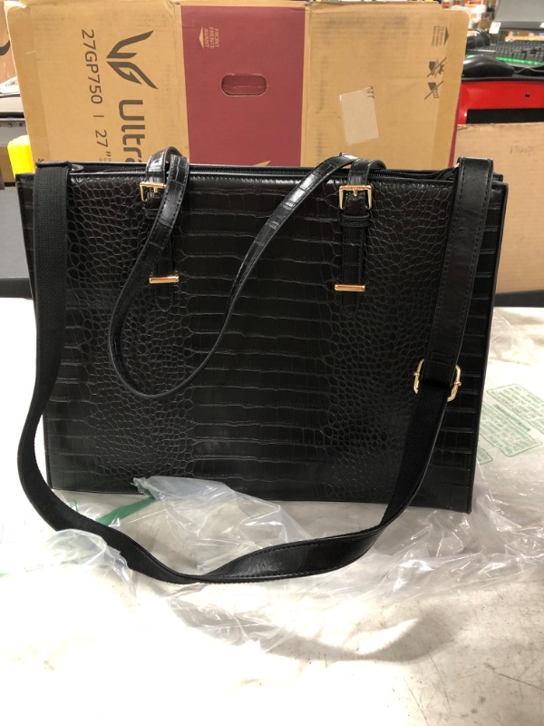 Photo 1 of Laptop Leather Bag (Black)