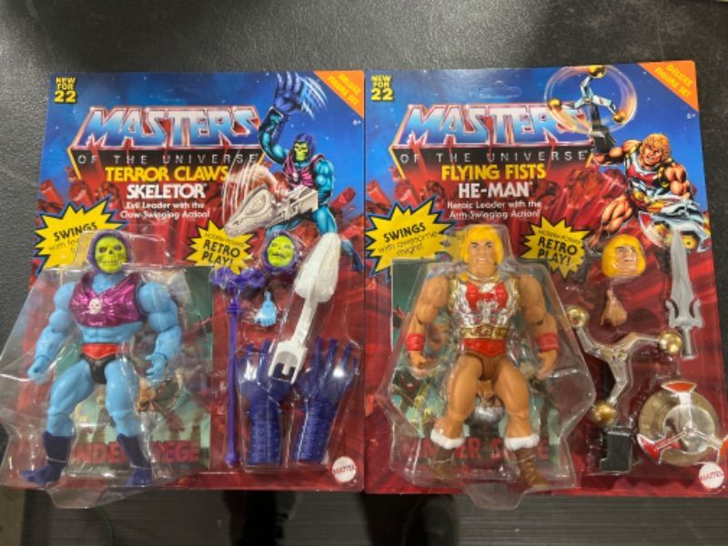 Photo 1 of 2 PACK!!!! Masters of the Universe Origins Terror Claws Skeletor Action Figure && Masters of the Universe Origins Terror Claws Skeletor Action Figure