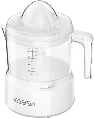 Photo 1 of BLACK+DECKER 32oz Citrus Juicer, White, CJ650W,Small