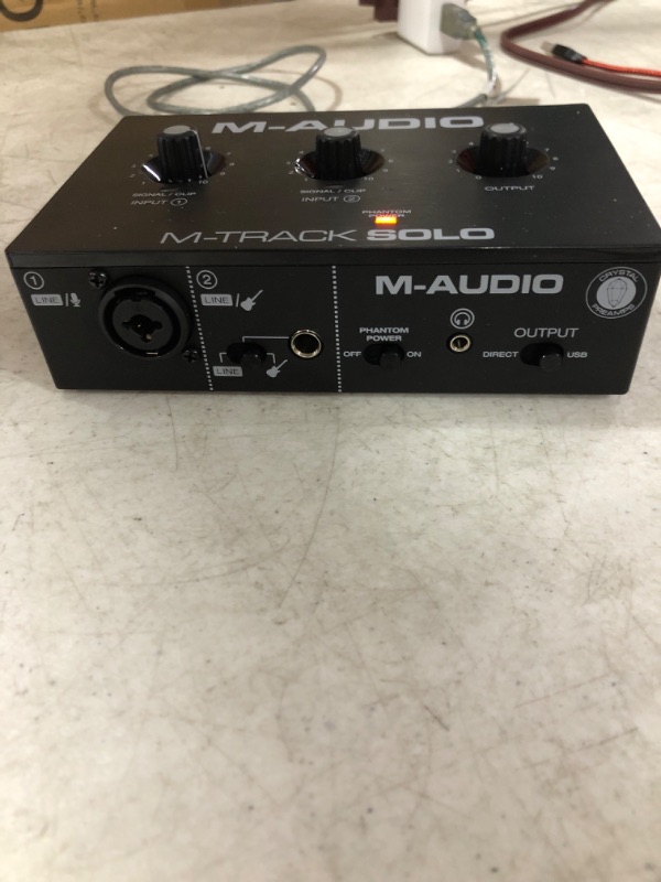 Photo 3 of M-Audio M-Track Solo 2-Channel USB Audio Interface