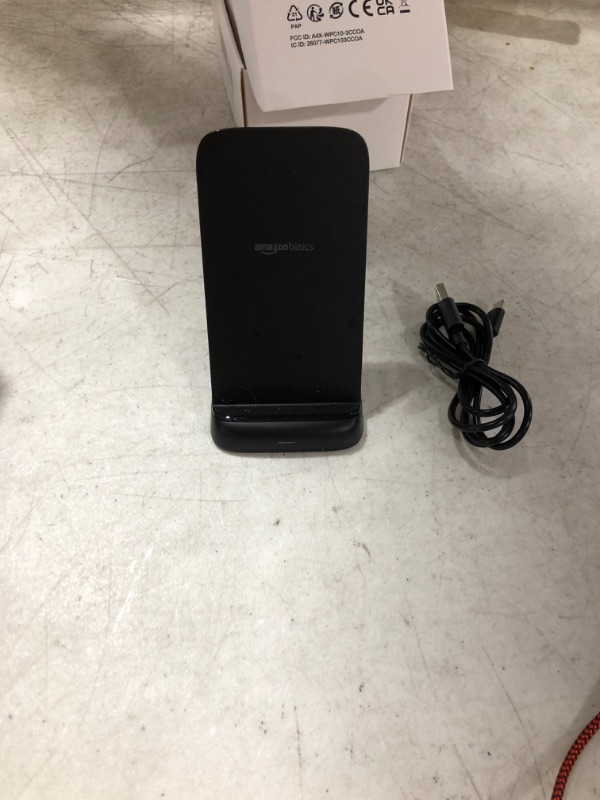 Photo 2 of Amazon Basics 10W Qi Certified Wireless Charging Stand (No AC Adapter)