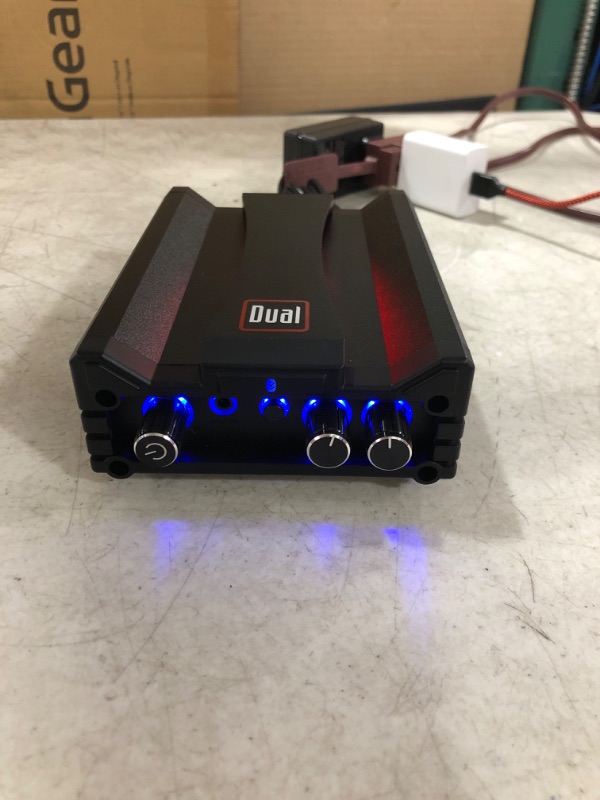 Photo 3 of Dual Electronics DBTMA100 Micro Wireless Bluetooth 2 Channel Stereo Class-D Amplifier with Universal Plug-in Stereo RCA Outputs 100 Watts Peak Powe