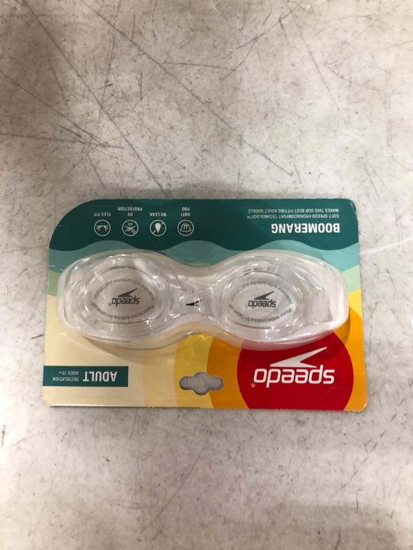 Photo 2 of Speedo Adult Boomerang Goggles - Clear