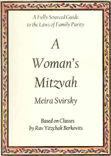 Photo 1 of A Woman's Mitzvah: A Fully Sourced Guide to the Laws of Family Purity Hardcover – January 1, 2007
