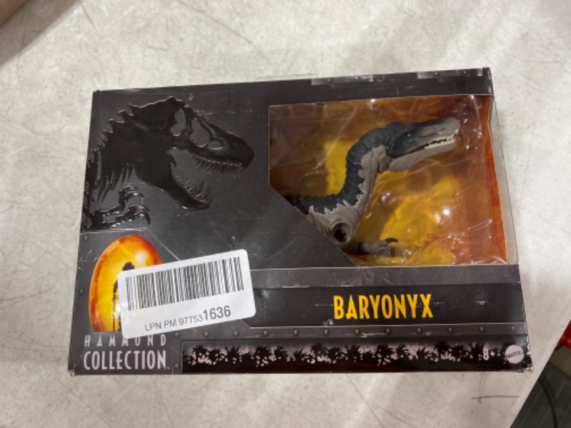 Photo 2 of ?Jurassic World: Fallen Kingdom Hammond Collection Baryonyx Dinosaur Action Figure, 13 in Long with Approx 20 Articulations, Gift and Collectible
