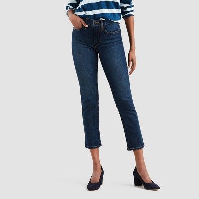 Photo 1 of Levi's® Women's 724™ High-Rise Straight Cropped Jeans (Size 33)

