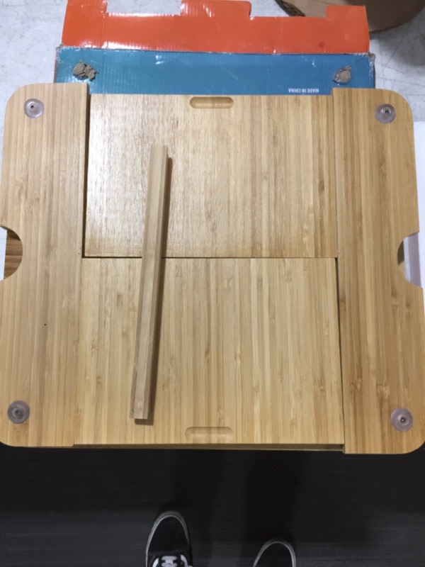 Photo 1 of Cheese Board 2 Ceramic Bowls 2 Serving Plates. Magnetic 4 Drawers Bamboo Charcuterie Cutlery Knife Set, 2 Server Forks, Wine Opener
