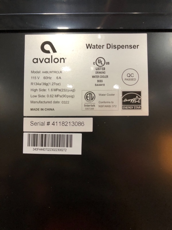 Photo 3 of Avalon 3 Temperature Water Cooler Dispenser