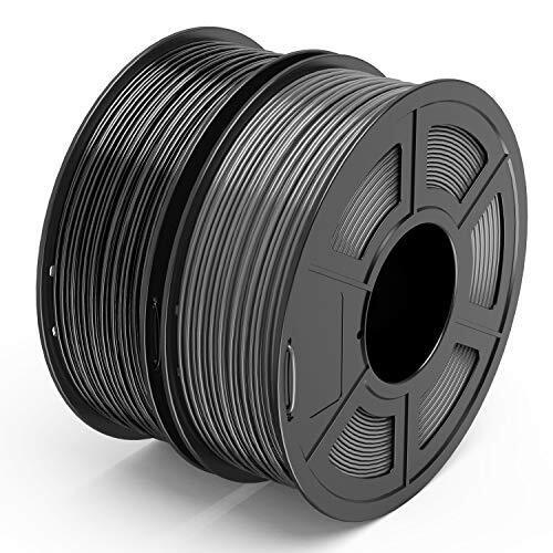 Photo 1 of 2x Black Tecbears PLA 3d Printer Filament UNKNOWN MEASUREMENTS 