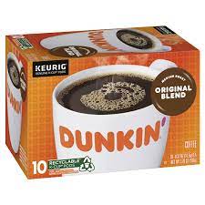 Photo 1 of 2 PACK, BB SEP 15 2022 Dunkin' Original Blend, Medium Roast Coffee, K-Cup Pods for Keurig K-Cup Brewers,10-Count (Packaging May Vary)
