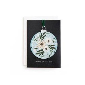 Photo 1 of 10ct Minted Floral Bulb Holiday Boxed Cards


