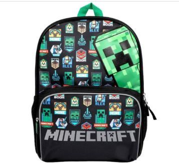 Photo 1 of 2 of the Minecraft 16" Backpack -
