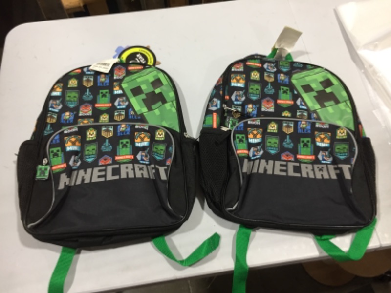 Photo 2 of 2 of the Minecraft 16" Backpack -
