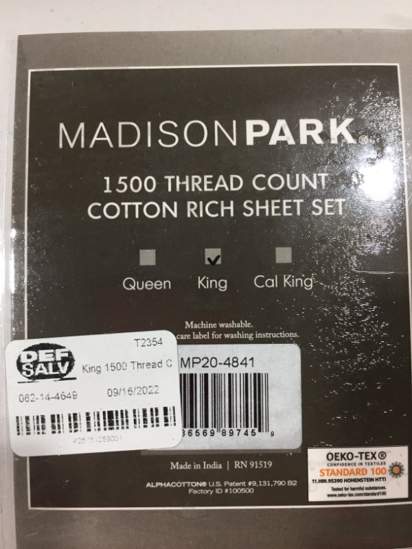 Photo 3 of 1500 Thread Count Cotton Blend Sheet Set

