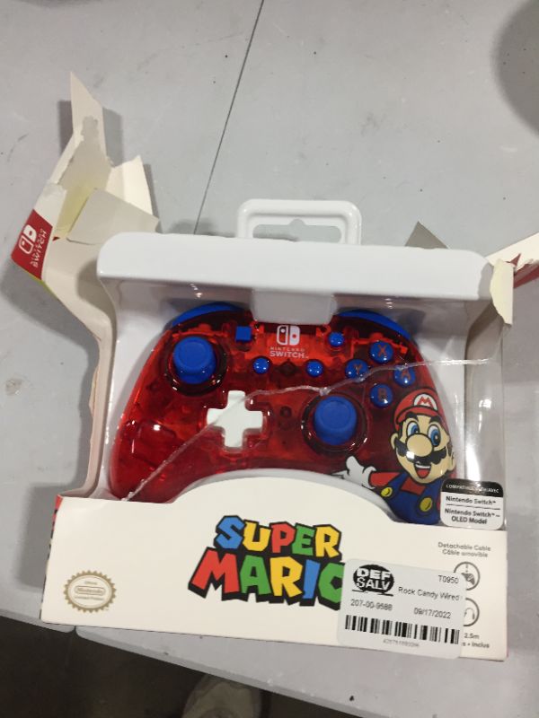 Photo 2 of Rock Candy Wired Gaming Controller for Nintendo Switch - Super Mario

