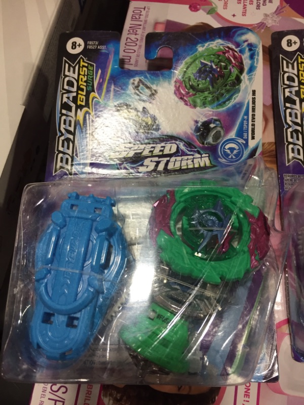 Photo 2 of Beyblade Burst Surge Speedstorm World Evo Helios H6 Spinning Top Starter Pack
