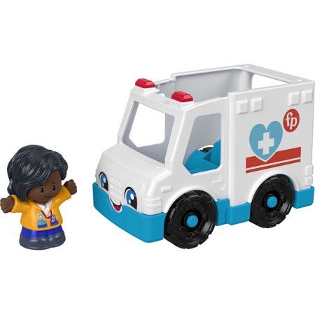 Photo 1 of Fisher-Price Little People Ambulance Push-Along Vehicle
