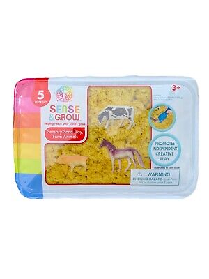 Photo 1 of Creative Kids Sense & Grow Sensory Sand Tray with Farm Animals 5-Pc