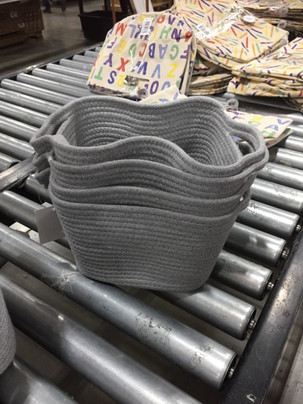 Photo 1 of 4 PACK Bath Basket Crate Gray - Threshold™
