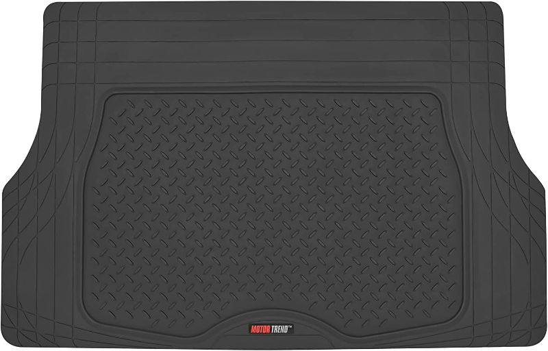 Photo 1 of BDK Universal Fit Premium Cargo Car Trunk Mat/Liner - PVC (Black) (31.5" x 50"), (MT-884-BK)
