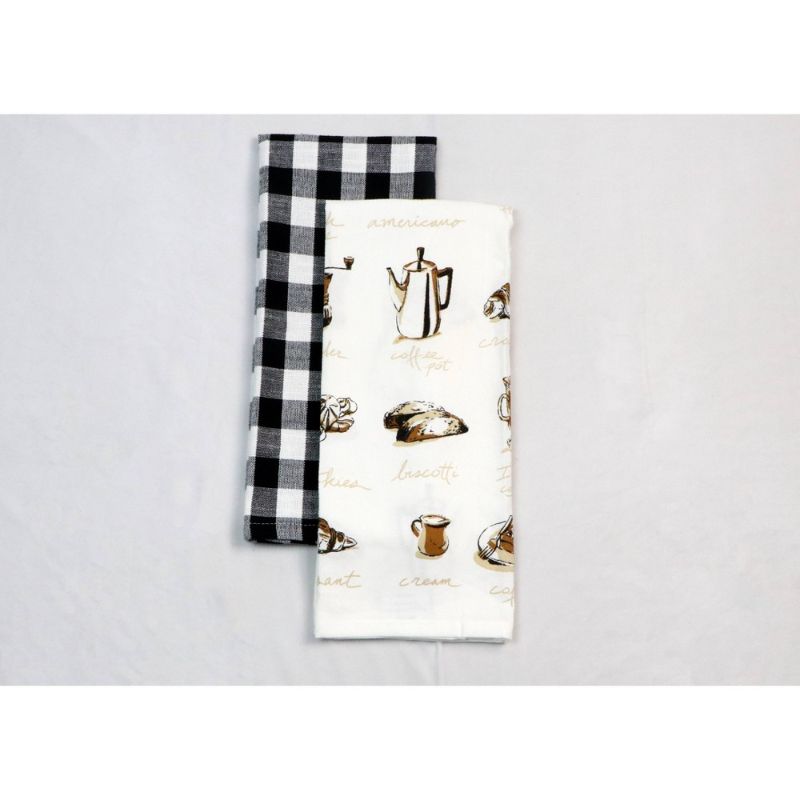 Photo 1 of (2 PACK)- 2ct Cotton Printed Kitchen Towels - Threshold™
