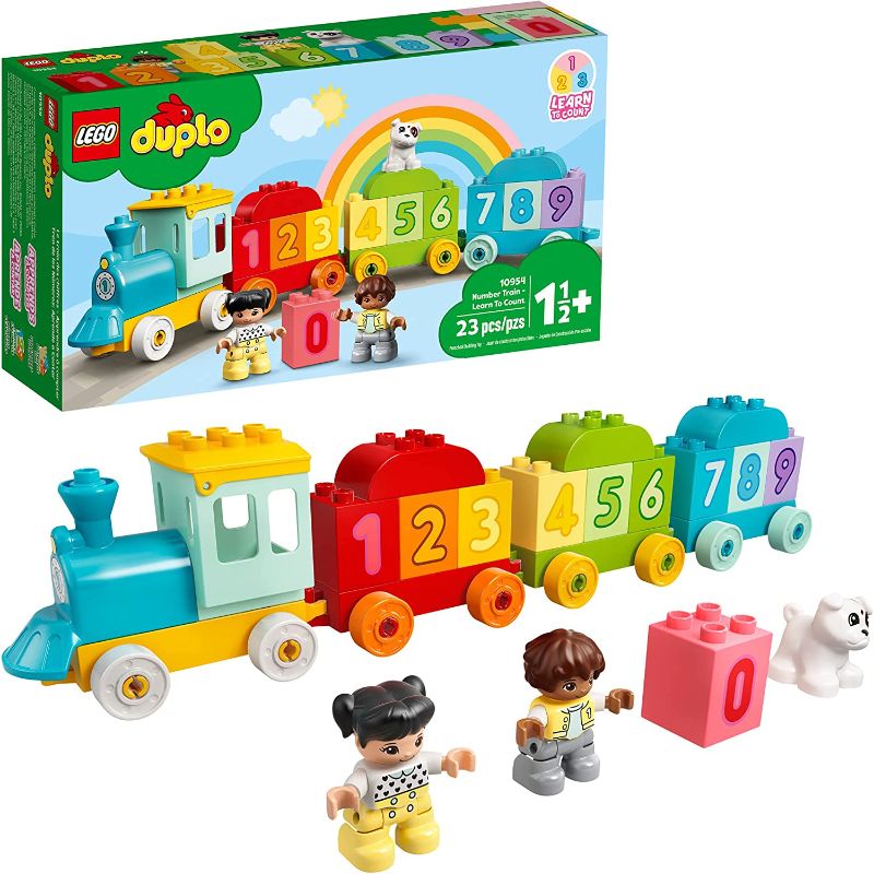 Photo 1 of LEGO DUPLO My First Number Train - Learn to Count 10954 Building Toy; Introduce Toddlers to Numbers and Counting; New 2021 (23 Pieces)
