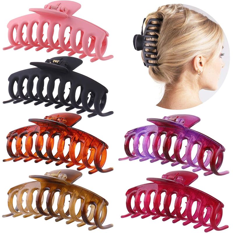 Photo 1 of (2 PACK) Large Claw Clips for Thick Hair
