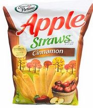 Photo 1 of (8 PACK) Sensible Portions Cinnamon Apple Straws 6 oz 
