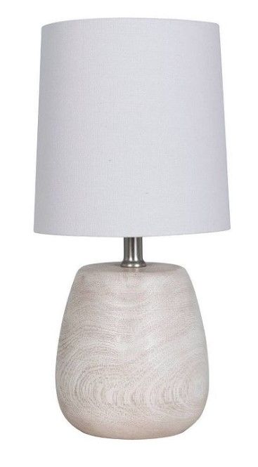 Photo 1 of (2 PACK) Polyresin Wood Accent Lamp - Threshold™

