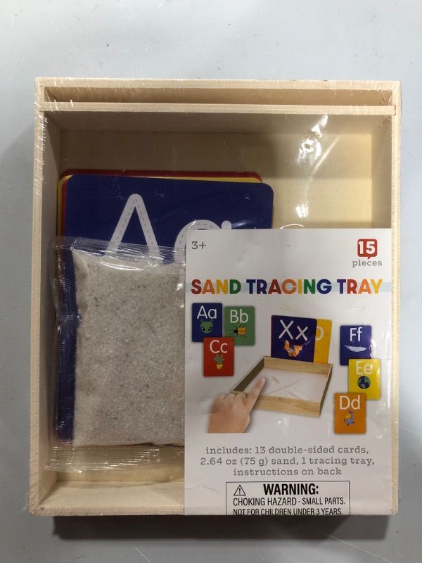 Photo 1 of 15 Pc Sand Tracing Tray Educational Learning Toy Learn & Play