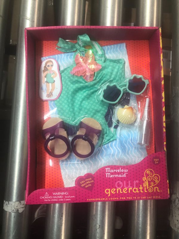 Photo 1 of Our Generation Marvelous Mermaid Swimsuit Outfit for 18" Dolls (8 Pack)