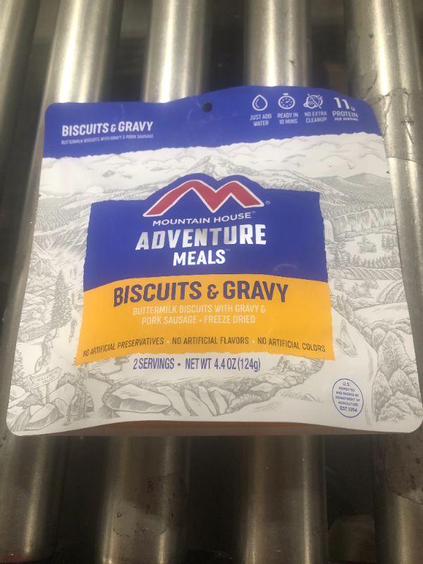 Photo 2 of 6pk of Biscuits & Gravy | Freeze Dried Backpacking & Camping Food |2 Servings
Best by: october 2050
