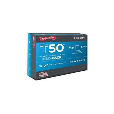 Photo 1 of 3pk rrow T50 5/16"" Staples - 5000

