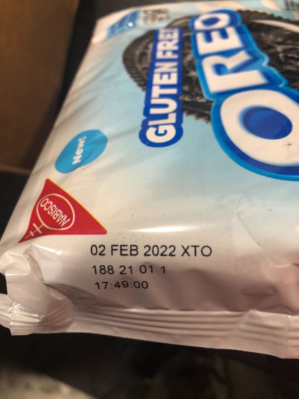 Photo 5 of 4 pk 2of each- Oreo Double Stuff and regular Gluten Free Sandwich Cookies 14.03 oz, Chocolate, 1 Count
Best by:02/02/2022