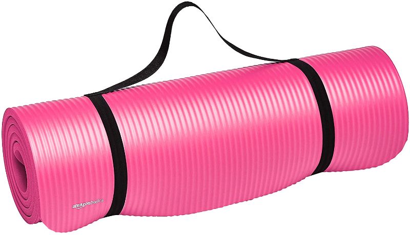 Photo 1 of Amazon Basics 1/2-Inch Extra Thick Exercise Yoga Mat