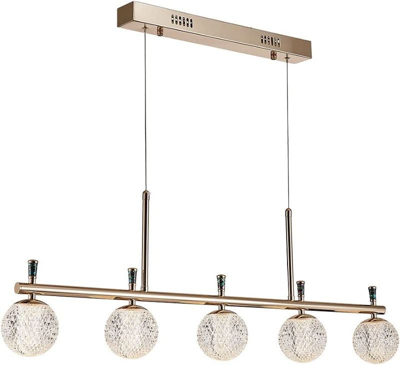 Photo 1 of Kitchen Island Pendant Lamp with 5 Plugs